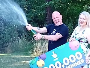Supporting image for story: Telford couple to share the wealth after being revealed as £1m lottery winners