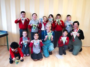 Willows Primary School, Lichfield with artist Sam Mac