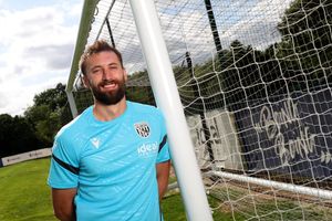WALSALL, ENGLAND - JUNE 23: Nat Phillips is unveiled as a new signing at West Bromwich Albion Training Ground on June 23, 2025 in Walsall, England. (Photo by Adam Fradgley/West Bromwich Albion FC via Getty Images)