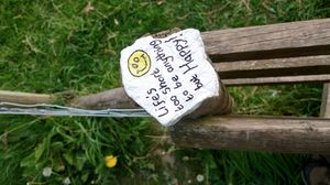 one of the painted stones