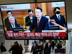 Supporting image for story: South Korean president defends martial law decree as impeachment trial nears end