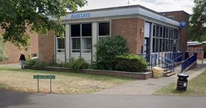 A Google Street View Image Of The Former Barclays Branch At Gravel Hill, Wombourne, Set To Reopen As The Bourne Grill Restaurant. Free for use by all LDRS partners