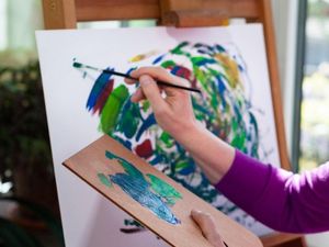 Supporting image for story: An 87-year-old grandma is using Microsoft Paint to create artistic masterpieces