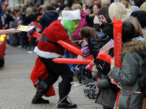 Supporting image for story: Santa leads Stafford's Christmas parade