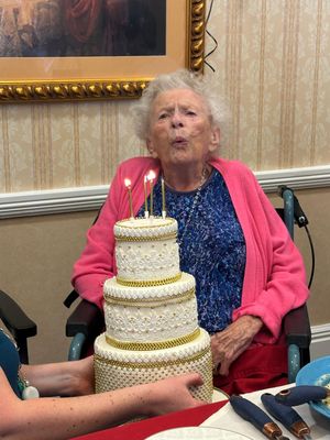 100 year old, Doreen Diplock, shares her advice to a long lie on her birthday