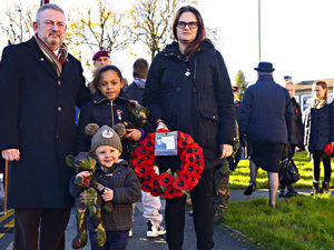 Supporting image for story: Shropshire airman Brent McCarthy's family leads Remembrance tributes