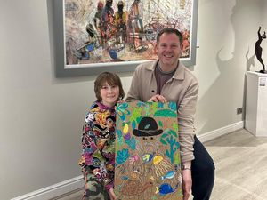 Supporting image for story: Shrewsbury's Doodle Boy picks fellow town lad, 10, to win Darwin drawing competition