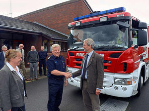 Supporting image for story: Campaign which saved Shropshire fire stations praised by MP