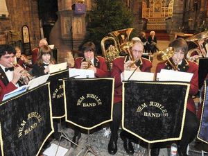 Supporting image for story: Hundreds out for Lights of Love at Shrewsbury Abbey