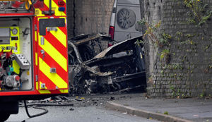 The driver of a Volkswagen Golf was arrested but has since been bailed