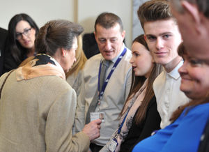 The Princess Royal at Shrewsbury