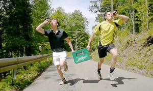 Finish the crate before you cross the line