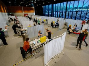 Supporting image for story: Telford's flagship coronavirus vaccination site opens at International Centre