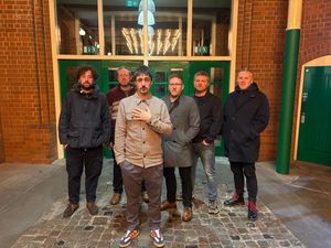 Bridge 55 are set to play Wolverhampton Arts Centre in October. L to R: Richard J Campbell, Richard Willis, Joe Karchud, Sam Collins, Luke Bryant and Martin Davies