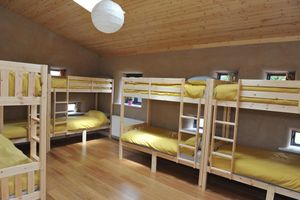 A bedroom in the bunkhouse