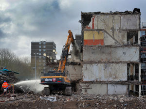Supporting image for story: Heath Town's flat! – Tower blocks demolished to make way for new homes