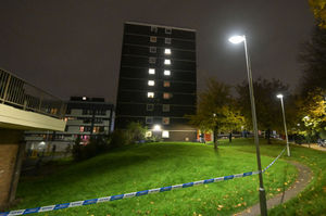 The area was cordoned off after the man was found dead. Photo: SnapperSK