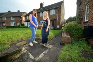 Hayley Jarvis and Sonia Greenaway both had houses flooded