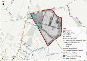 Manor Oak Homes has laid out the improvements it will make if plans are granted for 570 homes off Battlefield roundabout. Picture: rg+p