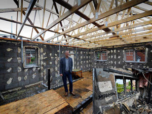 Supporting image for story: IN PICTURES: Family rebuild life and home after spotlight sparks major blaze