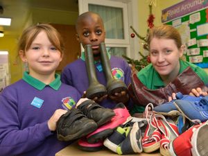 Supporting image for story: Market Drayton school launches shoe appeal 