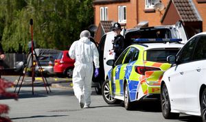 The scene in Shrewsbury