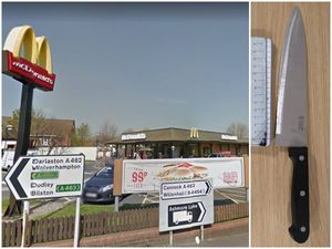 Supporting image for story: Boy, 14, arrested and knife seized after police coffee break at McDonald's
