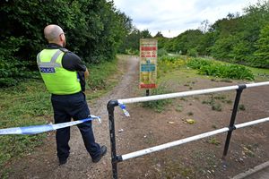 Police at the scene of an incident on the canal next to New Gas Street