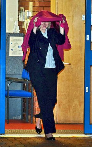 Debbie Harper leaves court