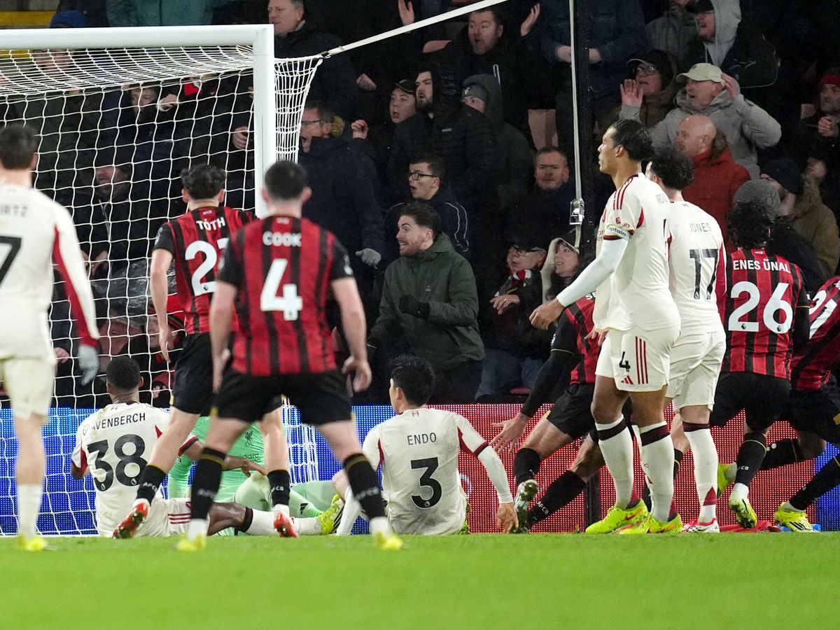 Liverpool stunned as Amine Adli snatches last-gasp win for Bournemouth
