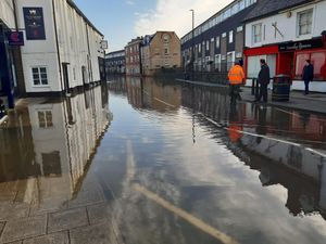 The scene in Longden Coleham