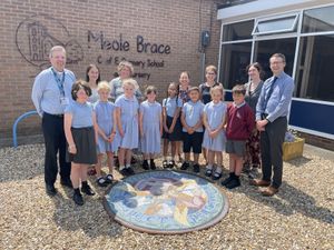 Supporting image for story: Shrewsbury schools collaborate on commemorative mosaic