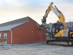 Supporting image for story: How former veterans centre being demolished to make way for homes looks after diggers move in