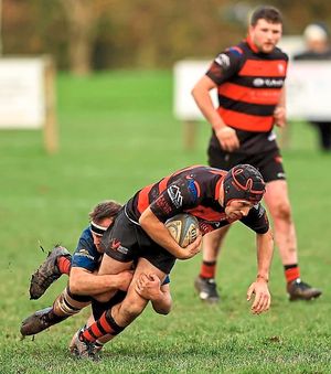 Oswestry go on the attack
Picture: Nick Evans Jones