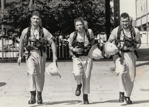 Julie, the only woman on her training course, went on to train firefighters herself