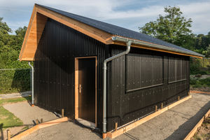 The new barn on Went's Meadow, Presteigne