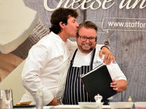 Supporting image for story: Celebrity chef Jean Christophe Novelli star attraction at Stafford Cheese and Ale Festival - in pictures