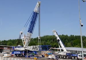 The massive structure takes shape