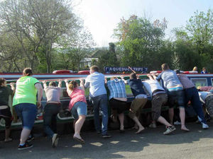 Supporting image for story: Canal boats wedged for an hour at narrow entrance to Pontcysyllte Aqueduct