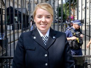 Supporting image for story: PC from Oswestry wins bravery award for saving man and stopping knife attacker - with video