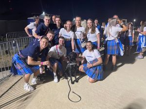 The Scotland team with PD Bobby