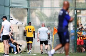 Yerson heads for an early bath 