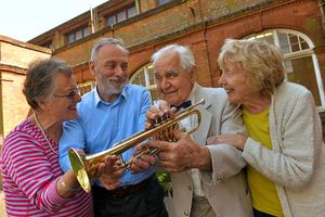 Supporting image for story: Lichfield concert band showing a touch of brass at Darlaston Town Hall