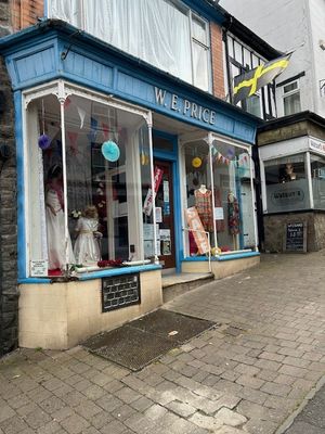  W E Price in Knighton before the renovation work