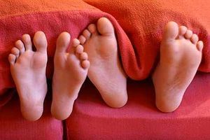 Supporting image for story: Having such big feet is a hindrance - to everything