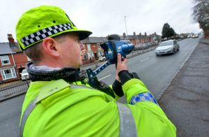 Police during the crackdown