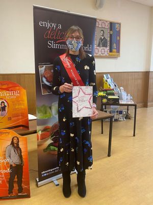 Sophie gains her slimmer of the group award in Oswestry