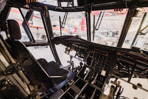 Inside the Chinook cockpit