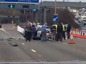 Supporting image for story: Motorist fighting for life after driving wrong way down Birmingham's Aston Expressway