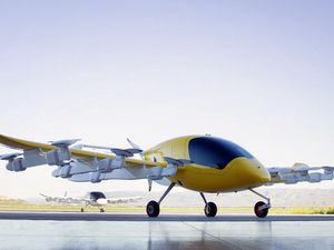 Supporting image for story: Boeing to work on flying taxis with US firm Kitty Hawk